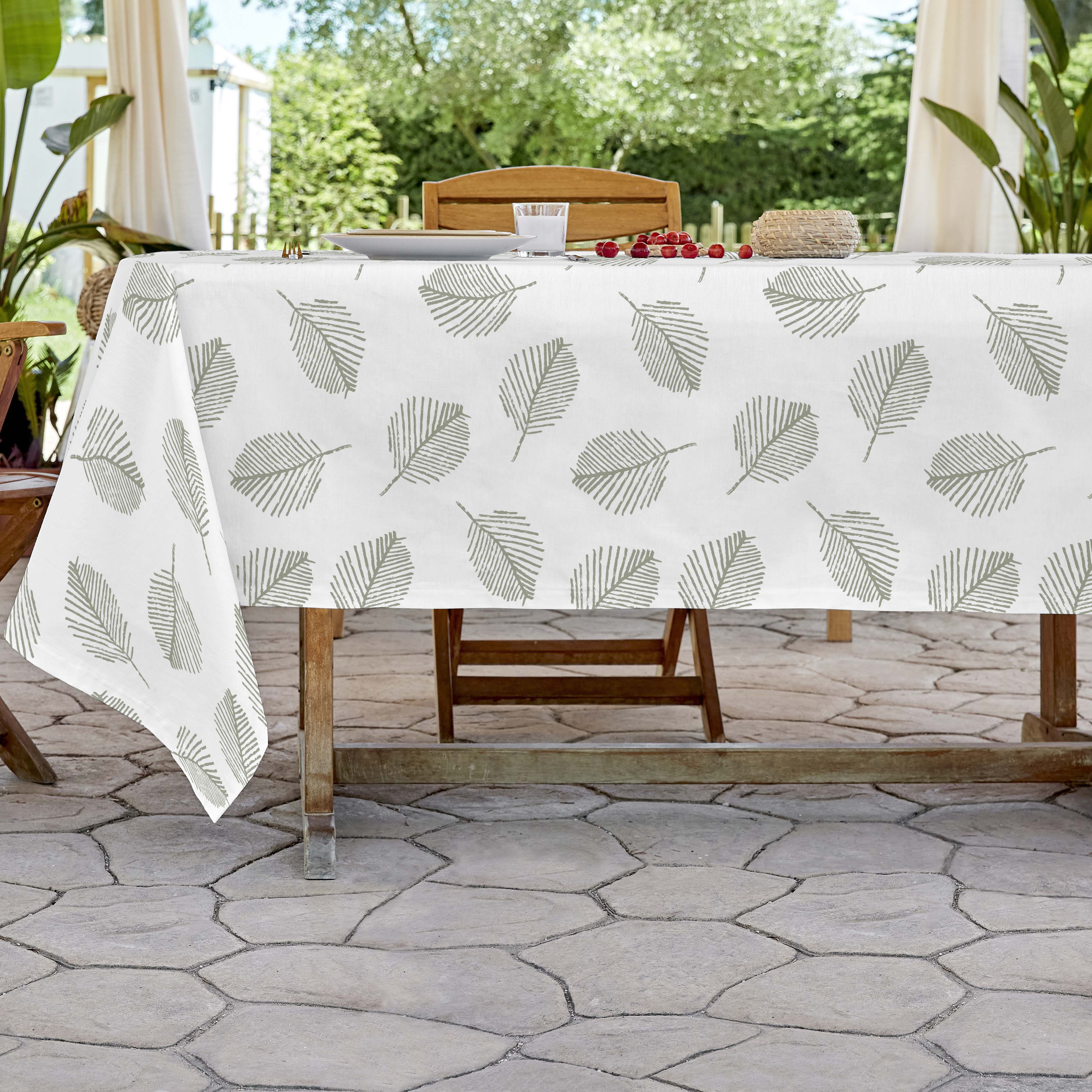 SANDAL - Mantel de Tela Estampado y Antimanchas - Mantel para Interior y Exterior - 7 Modelos Diferentes - Modelos Florales - 140x200 / 140x250