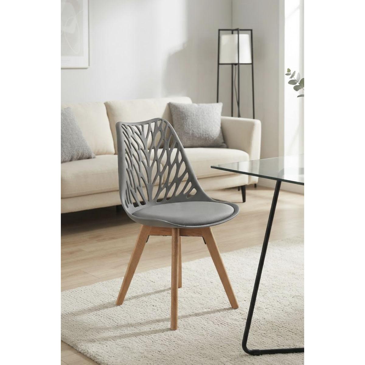 Regalos Miguel - Sillas Comedor - Silla Sora - Gris oscuro