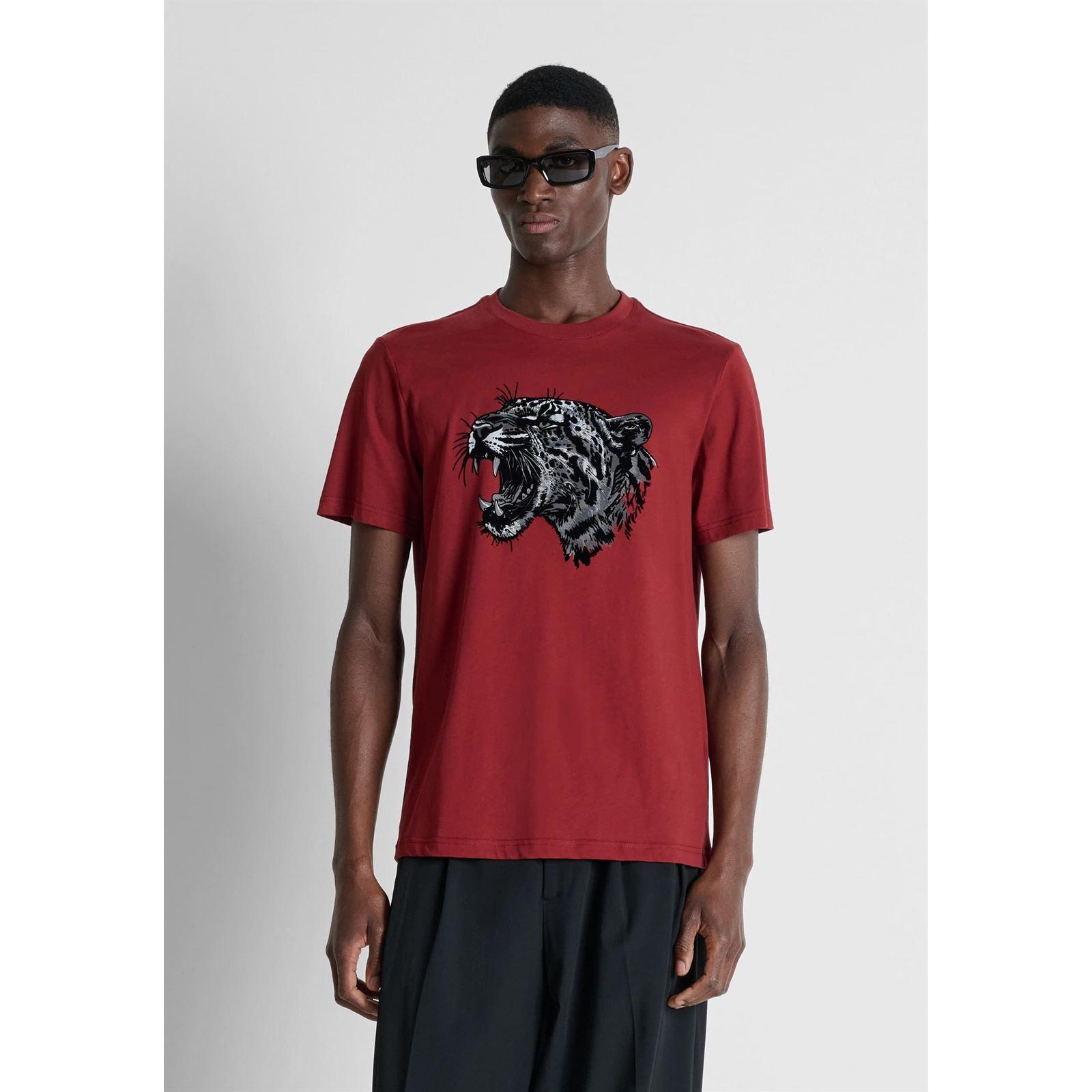 Camiseta Antony Morato Regular Fit Vino Tinto MMKS02692 FA100240 5109