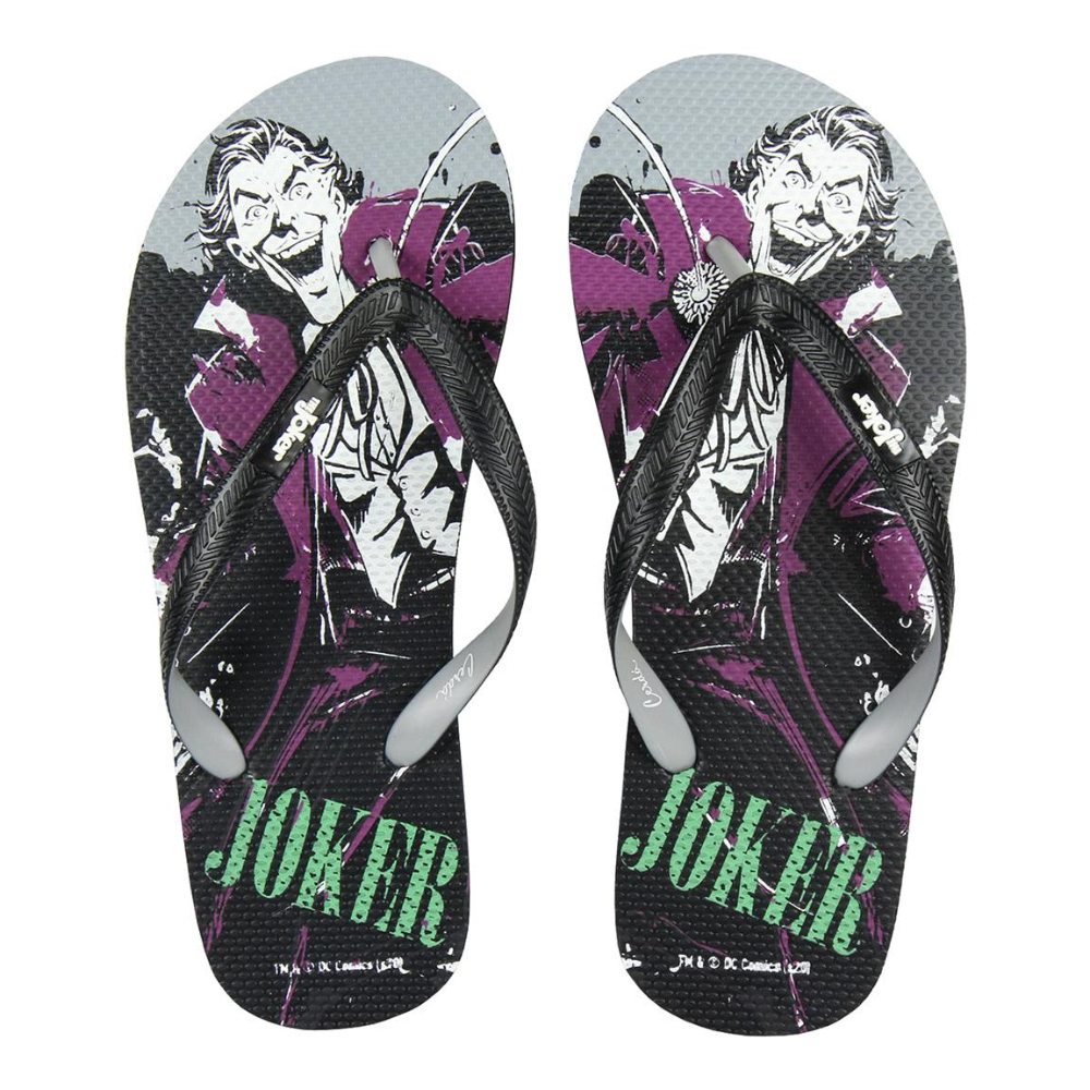 DC Comics Joker Cerdá Chanclas 70217 Negro Hombre - Estampados