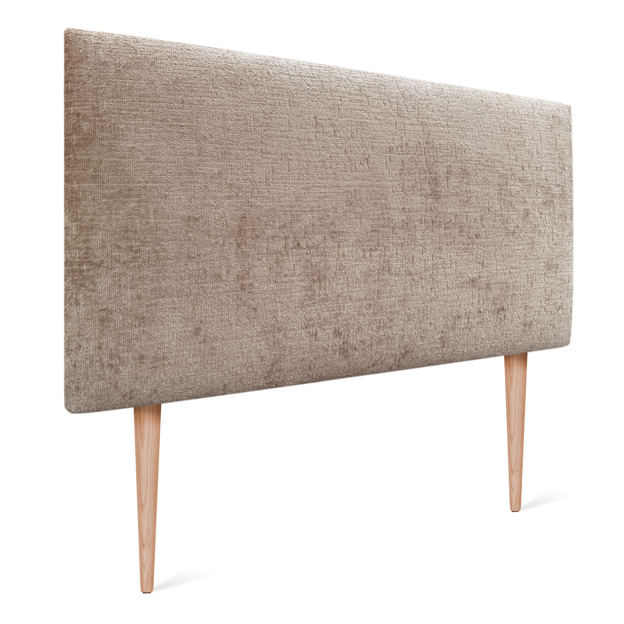 DHOME Cabecero en Lana Liso con Patas Alta Gama Moderno con 4cm Grosor