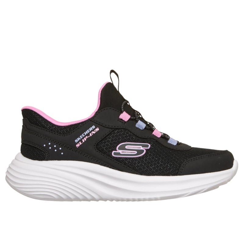 Zapatillas Negras Skechers Slip-ins  Bounder Pro Niña Running
