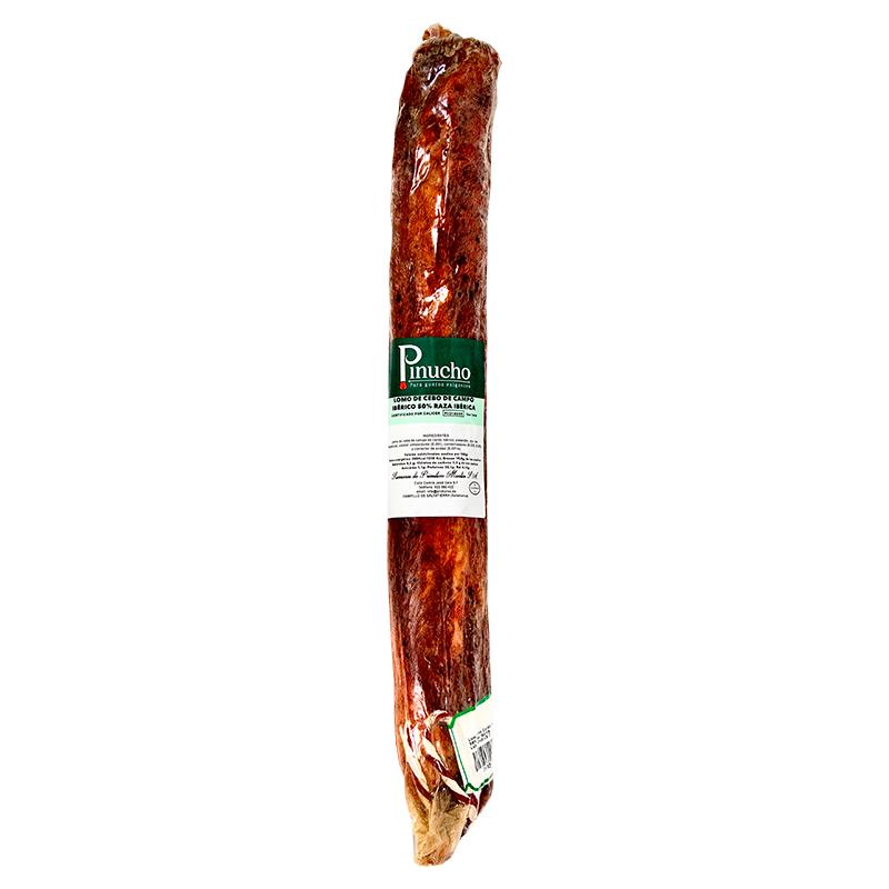 Lomo ibérico cebo de campo 50% raza ibérica, Guijuelo, Pinucho, precinto verde, pieza entera, aprox. 1,2kg