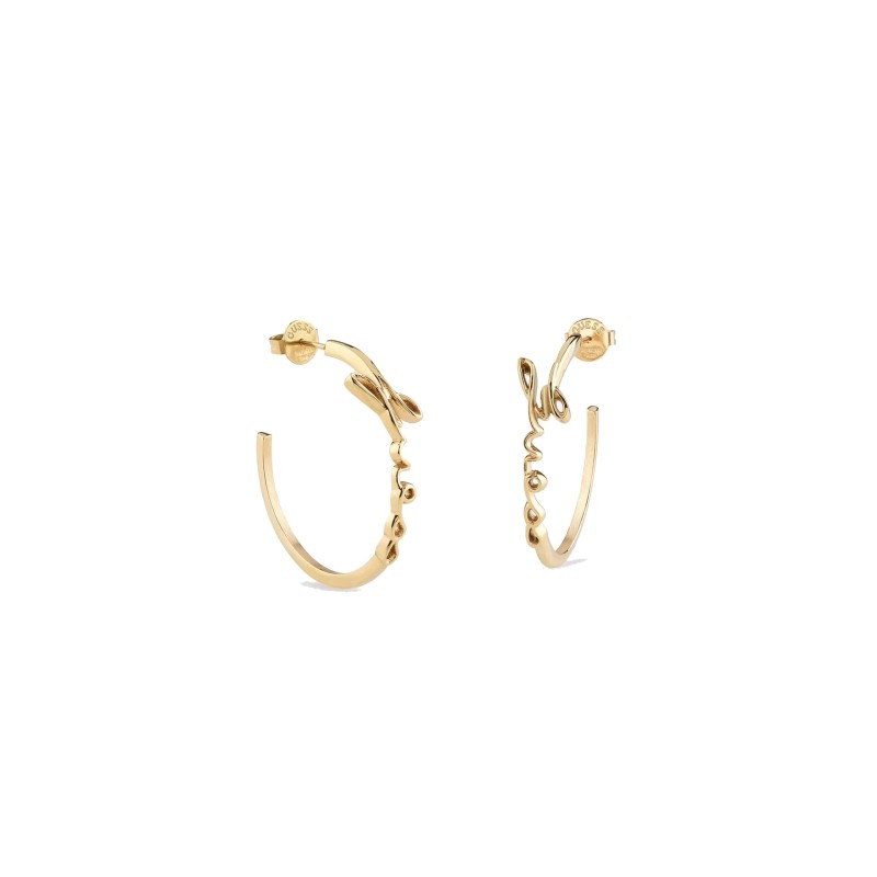 Pendientes Guess Say My Name Mujer JUBE03312JWYGT-U - Aro Acero Chapado