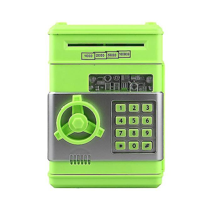 Hucha Electrónica para Niños 3-12 Años Caja Fuerte Niños Hucha Cajero Automatico Hucha con Código Caja de Monedas Banco de Dinero Divertido Caja Fuerte Juguete Regalo para Niños Niñas