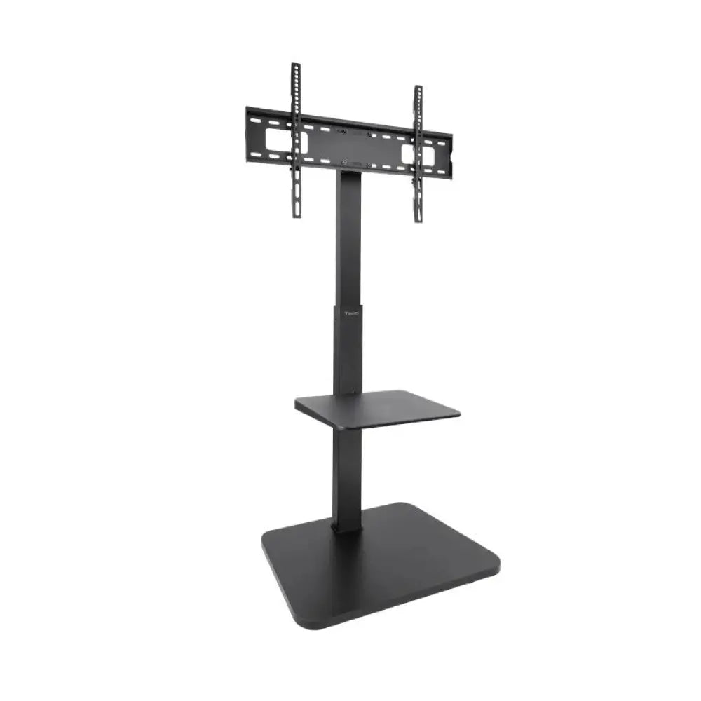 Tooq - Soporte suelo bandeja Moon FS2287M-B para TV 37-75 pulgadas con VESA 600x400, ajuste de altura en 3 posiciones, negro