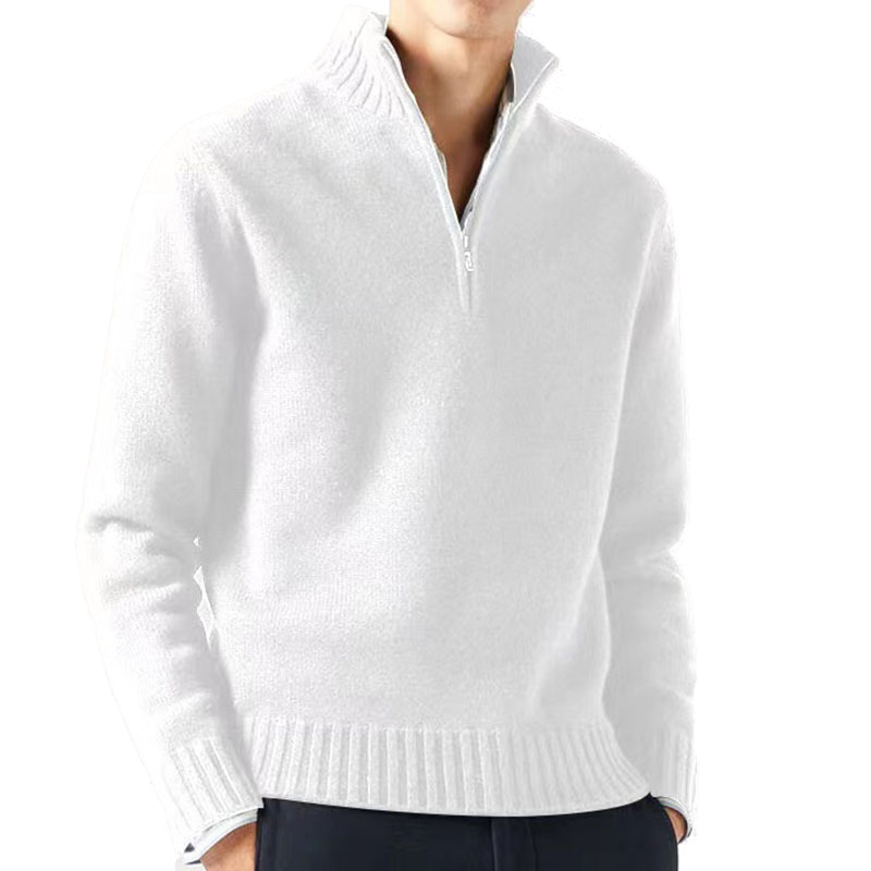 TK Autum Men Turtlenecks Sweaters Knitwear Pullovers Solid Color Long Sleeved Sweater Male Casual Daily Warm Coats