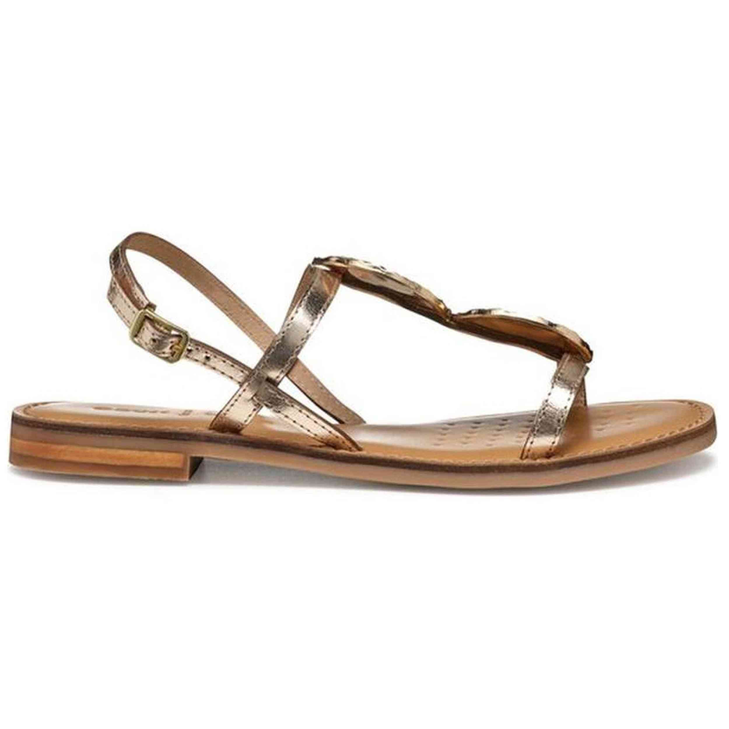 Sandalias GEOX Maddalusiac para mujer en color gris