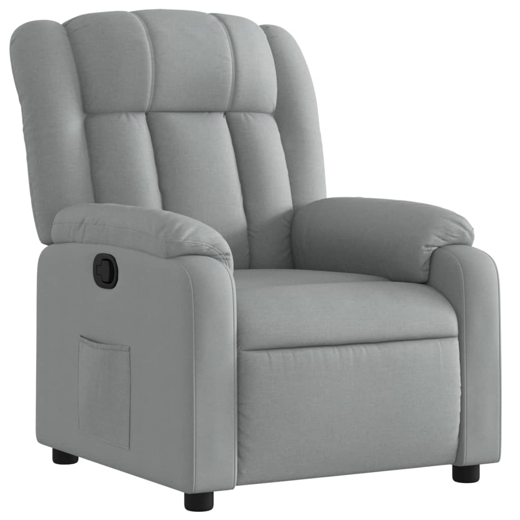 vidaXL Sillón reclinable de tela  Multicolor