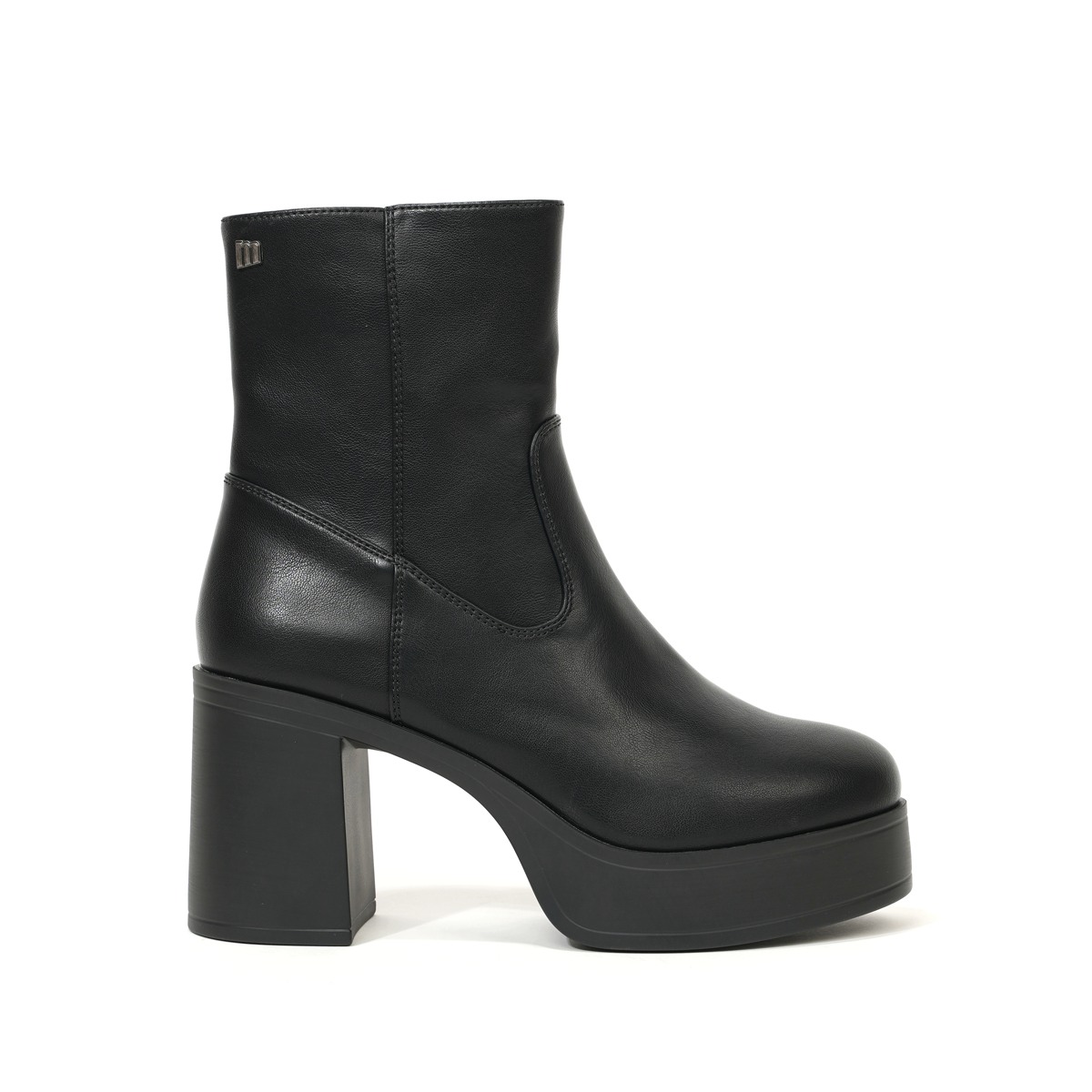 Mustang - Botín  Tacón Mujer Plataforma 53371 Negro