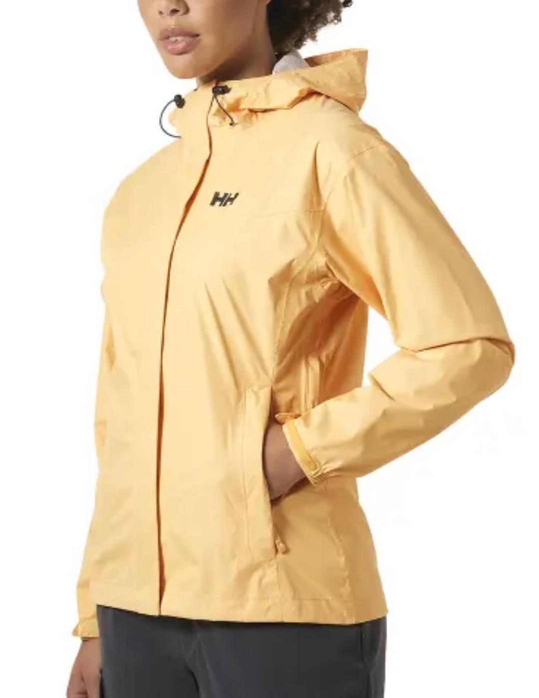 Chaqueta Helly Hansen Loke amarillo capucha para mujer