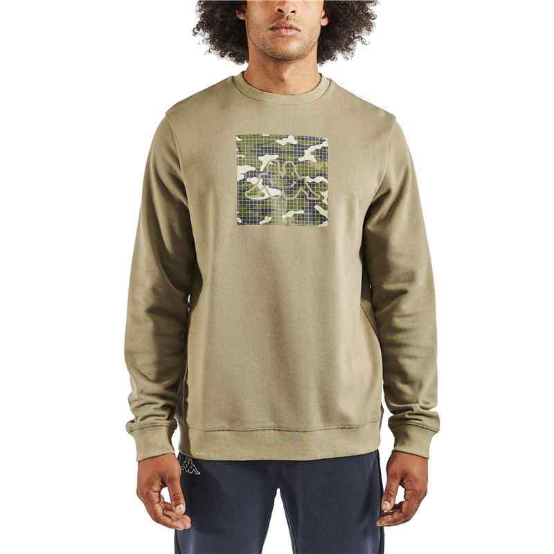 Kappa Sudadera Verde Isoa 381448w 105 Talla Adulto - S