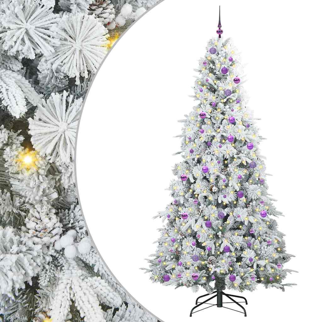 vidaXL Árbol de Navidad artificial con ramas articuladas 240 cm