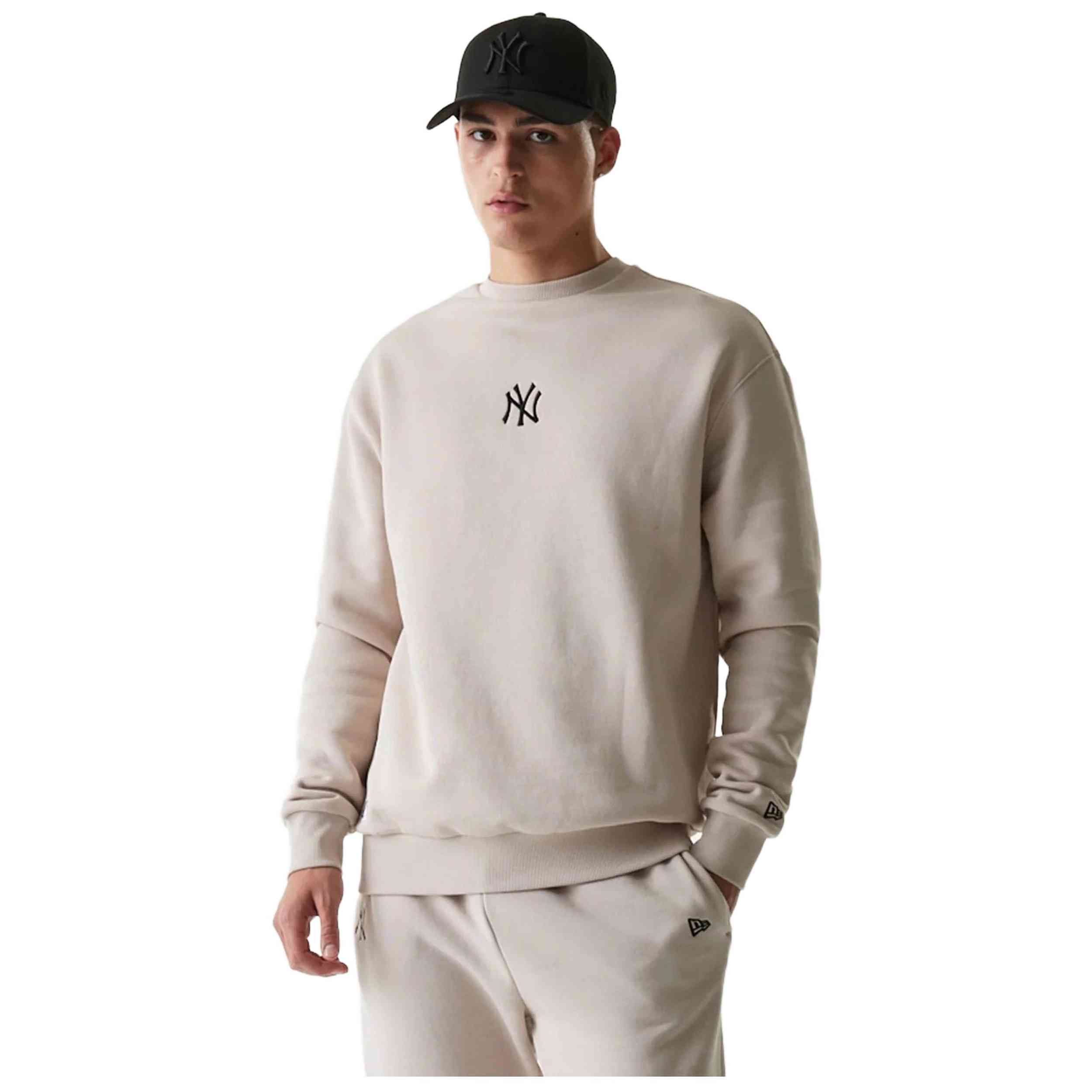 Sudadera New Era modelo 60675773 para hombre y mujer en color Beige