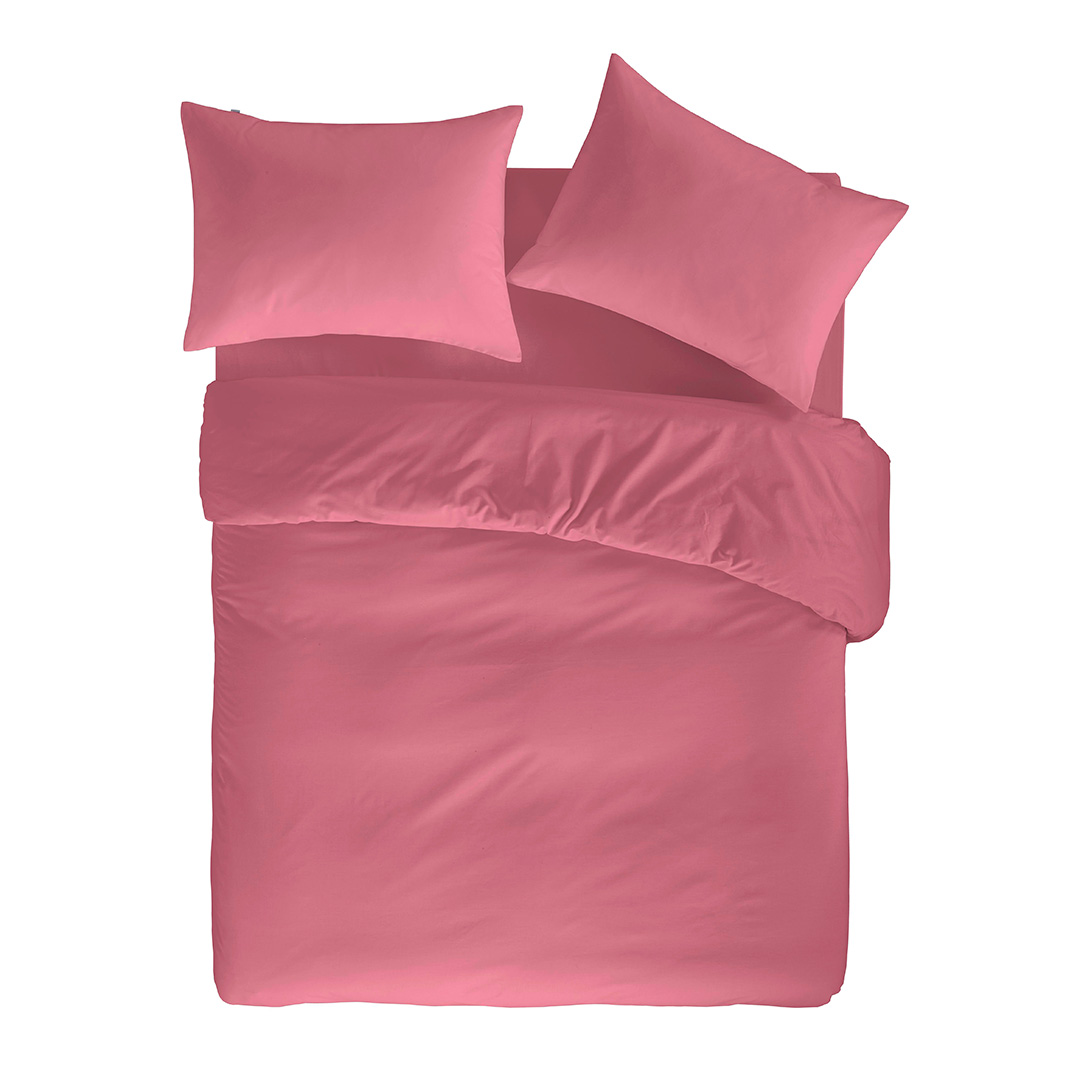 NAF NAF - Funda nórdica de algodón de 144 hilos lisa CASUAL. Disponible en varios colores y tamaños.