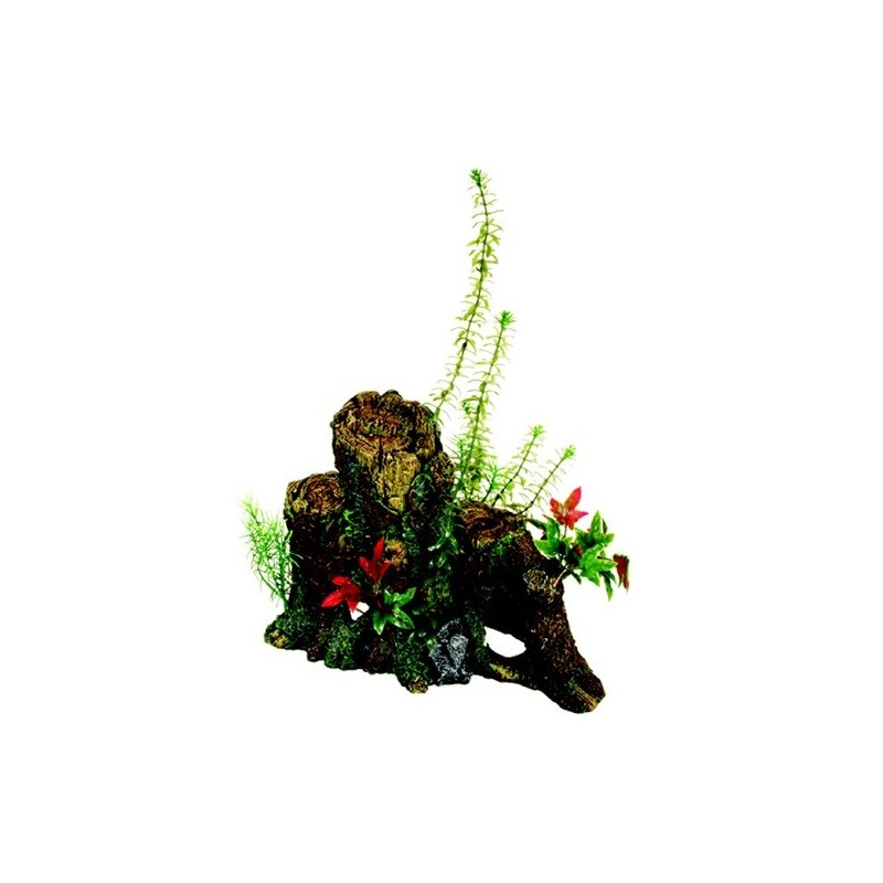 Marina Deco Wood Tronco con Plantas X-L