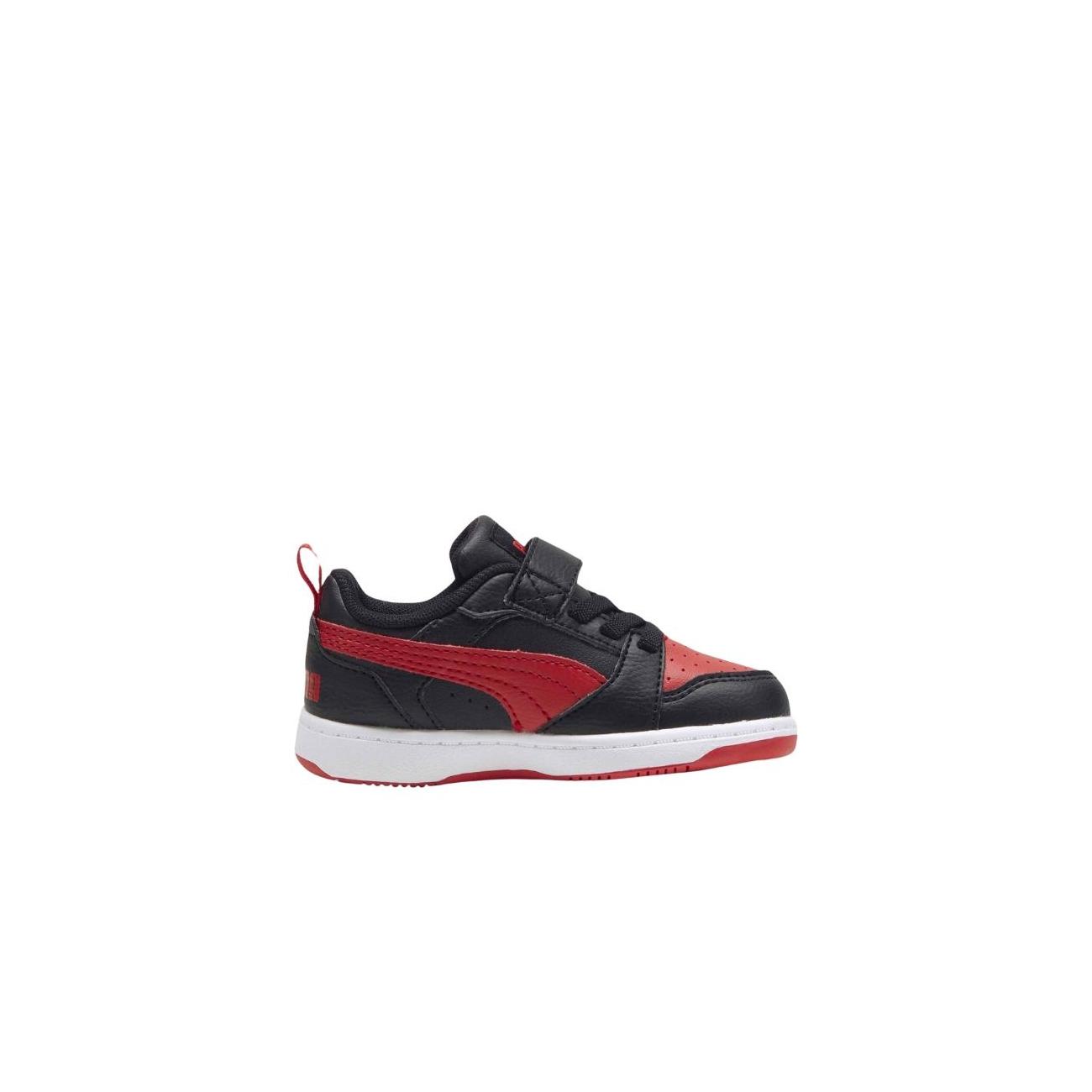 PUMA 397420 11 NEGRO-ROJO ZAPATILLA DEPORTIVA REBOUND V6 LO NIÑO