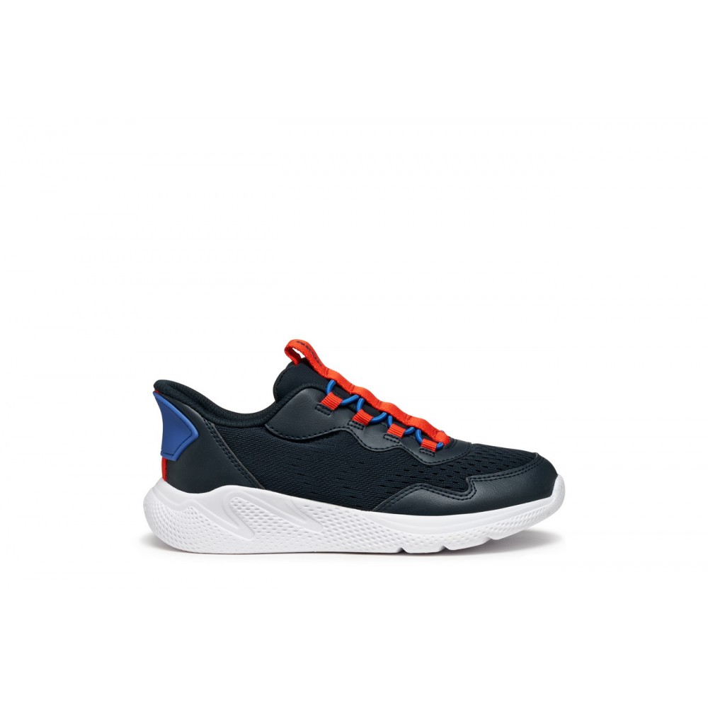 GEOX J56NQC C0735  36212 25I SNEAKERS ELASTICOS NAVY/RED