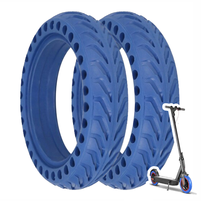 HORO.ES - Rueda Maciza Neumático V1 reemplazo llanta 8,5" pulgadas patinete eléctrico perforada de colores  Compatible con Xiaomi Scooter M365  1S  Essential Pro PRO2