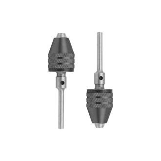 CA 2 mini portabrocas sin llave de 3 mm, adaptador de conversión de mandril de 3 mordazas, autoajustable, capacidad de 0,3 a 3,4 mm para lijadora eléctrica.