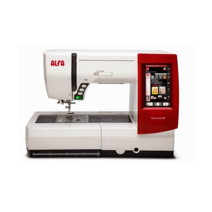 Máquina de Coser y Bordar Alfa MC9900 + Software Artistic Digitizer Jr de Regalo