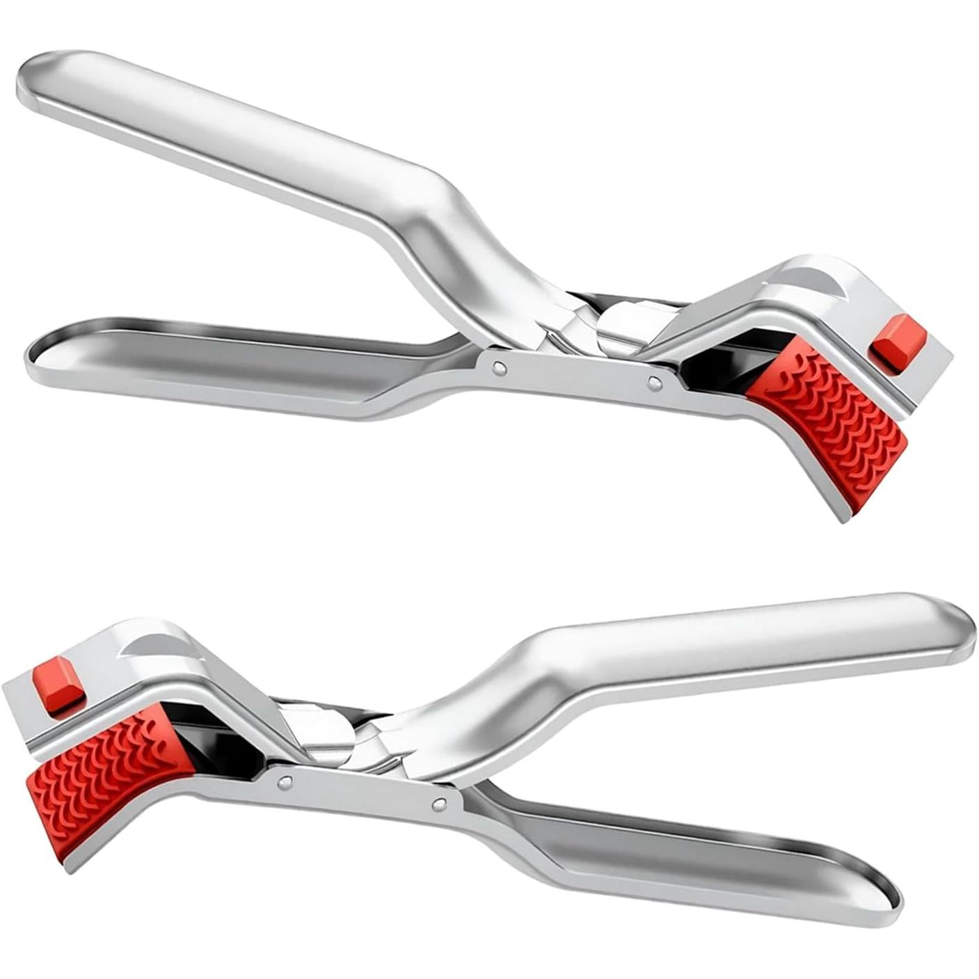 Juego de pinzas multiusos para platos calientes, clips antideslizantes para tazón y soporte para platos, pinzas antideslizantes para cocina