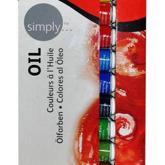 DALER ESTUCHE 12 TUBOS OLEO 12ML SIMPLY PINTURAS Y OLEOS