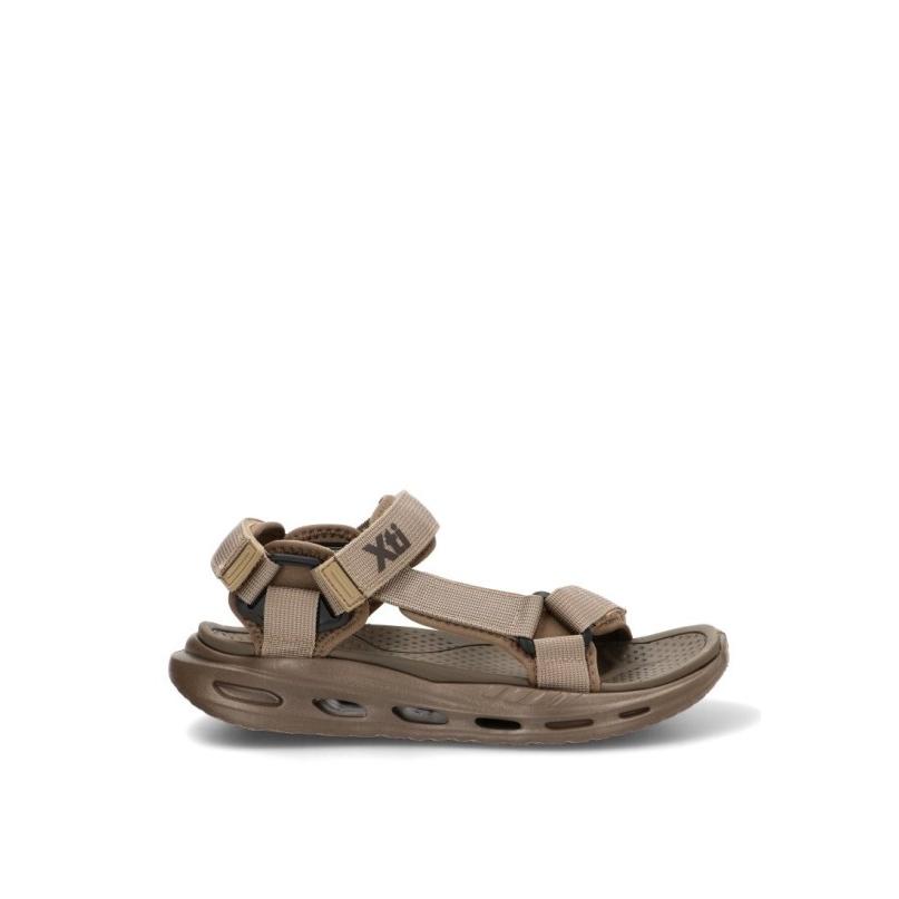Sandalia Xti - Hombre - Suela Plana - Modelo 144105 - Color Taupe