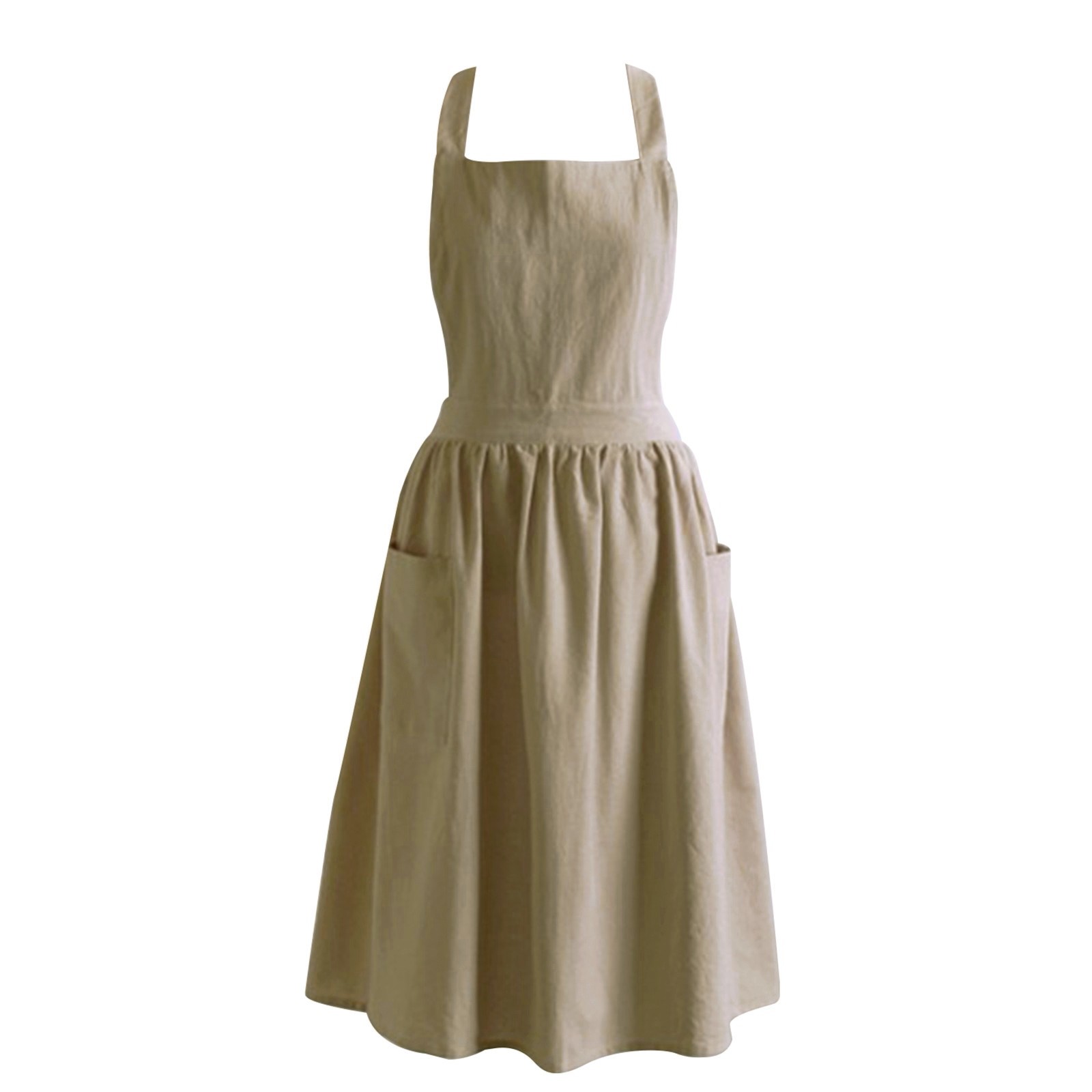 TK Delantal De Cocina Suave De Algodón Con Cruzado Para Cocina Catering Trabajo Restaurante Tamaño Personalizable Tipo Bib Sin Mangas