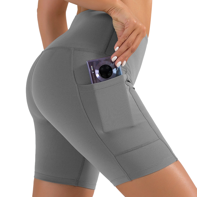 FREES COPES Pantalones Cortos de Yoga Mujer Sin Costuras Realce de Glúteos, seamless yoga leggings