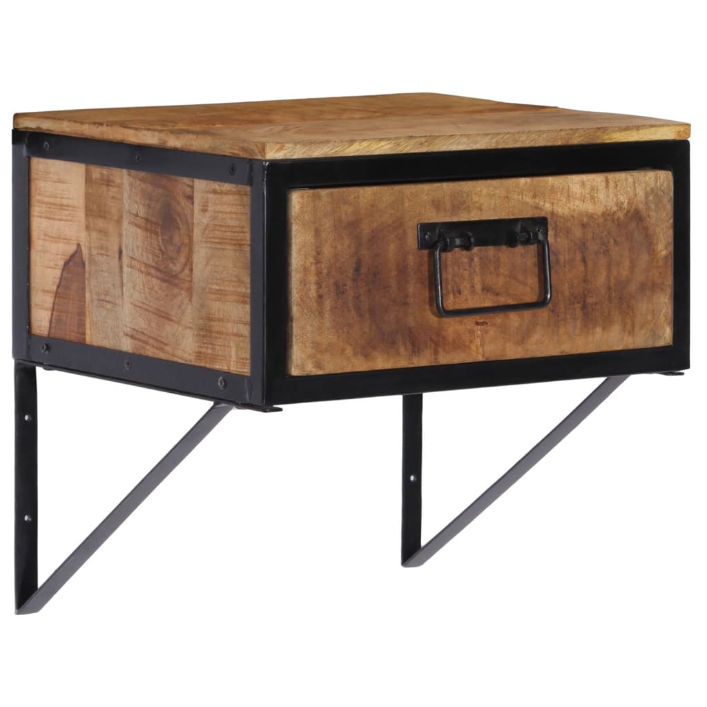 vidaXL Mesita de noche madera maciza de mango 40x35x40 cm