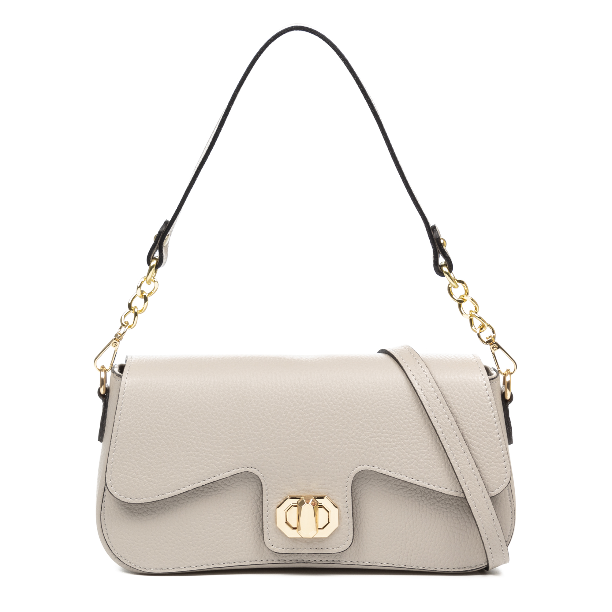 FIRENZE ARTEGIANI Anzano bolso bandolera mujer. Piel auténtica acabado Sauvage Fabricado en Italia 27,5x10x14 Cm.