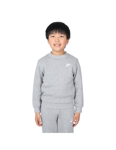 Sudadera Nike Sportwear Club Fleece Gris Fd3006-063 Hoodie Niño Niña