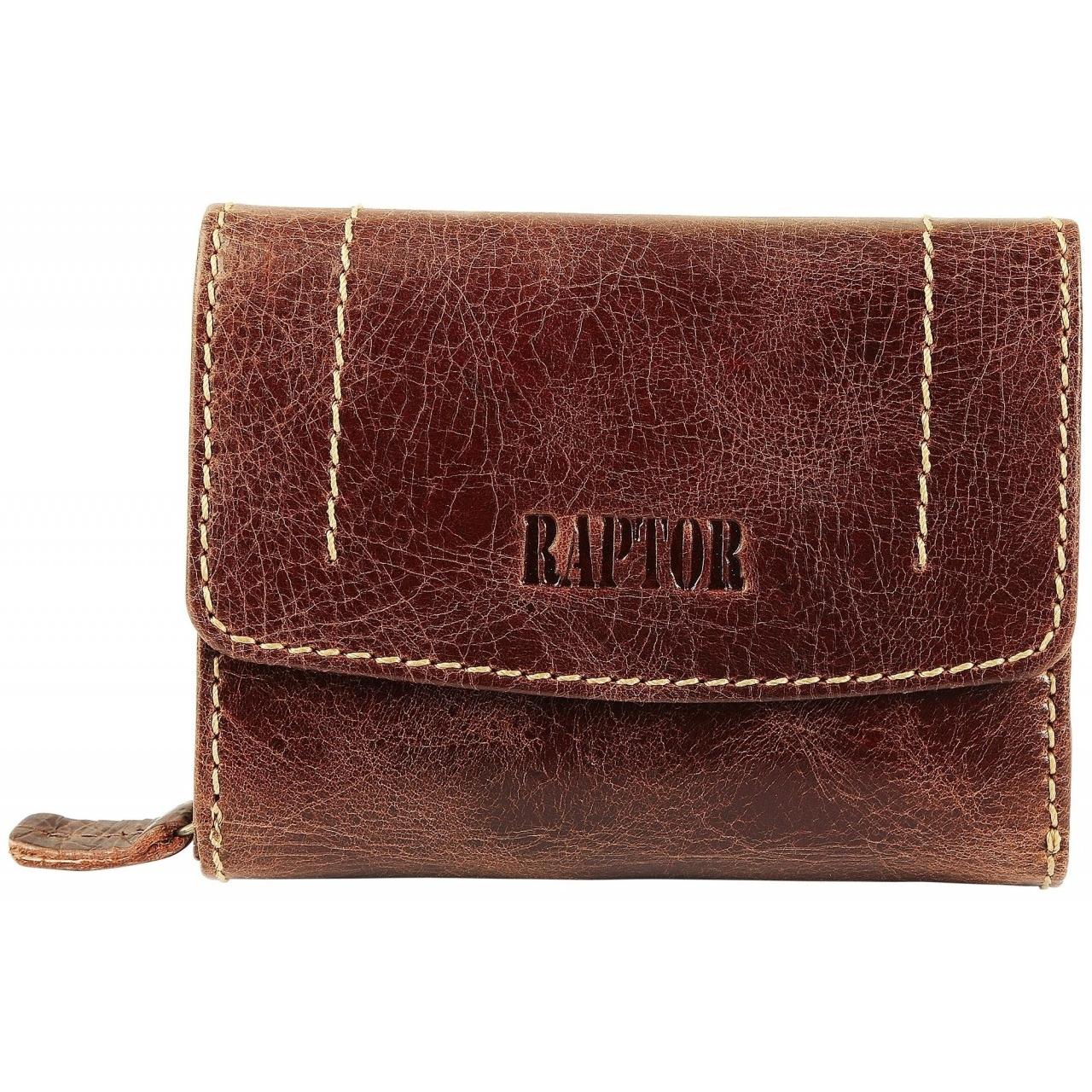 RAPTOR® Cartera Senhora em Couro Genuíno