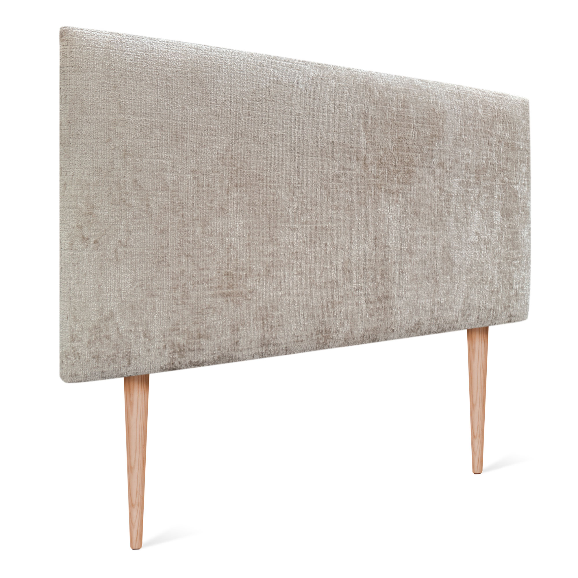 DHOME Cabecero en Lana Liso con Patas Alta Gama Moderno con 8cm Grosor
