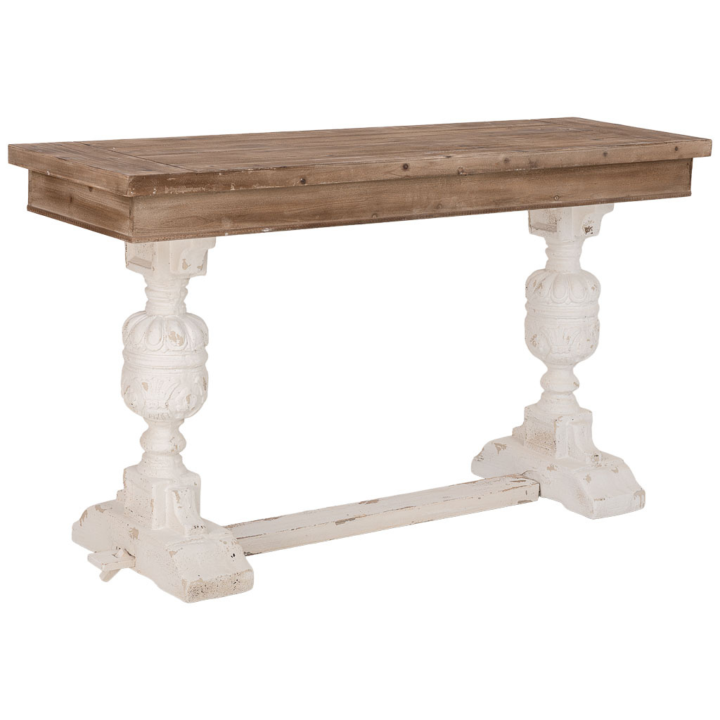 Wonderlust Deco - Recibidor de madera marrón 150x45x86h cm Marrón 150x45x86h cm