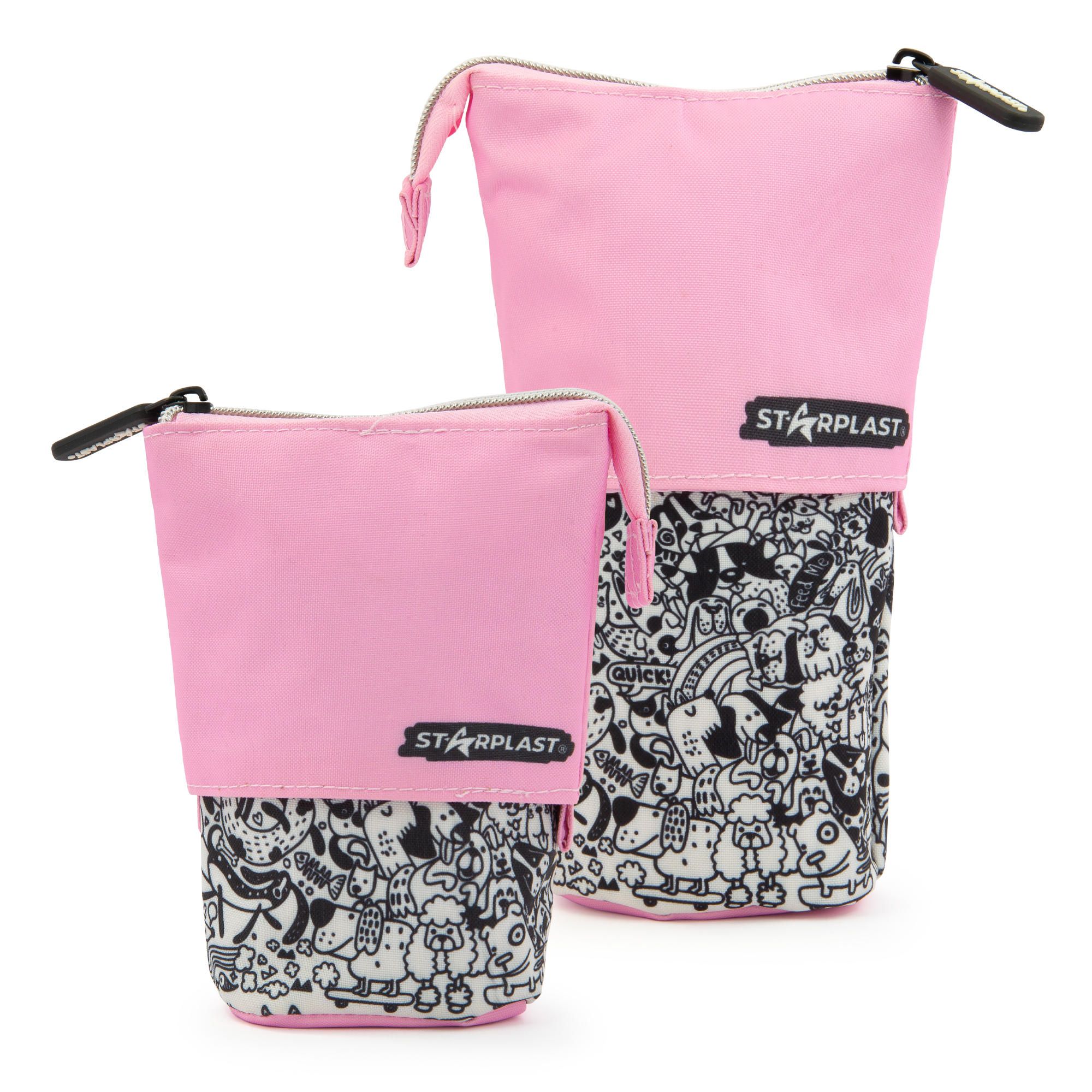 Estuche extensible Starplast con Cremallera, Fabricado en Tela Resistente, Disponible en Diseños Estampados y Lisos