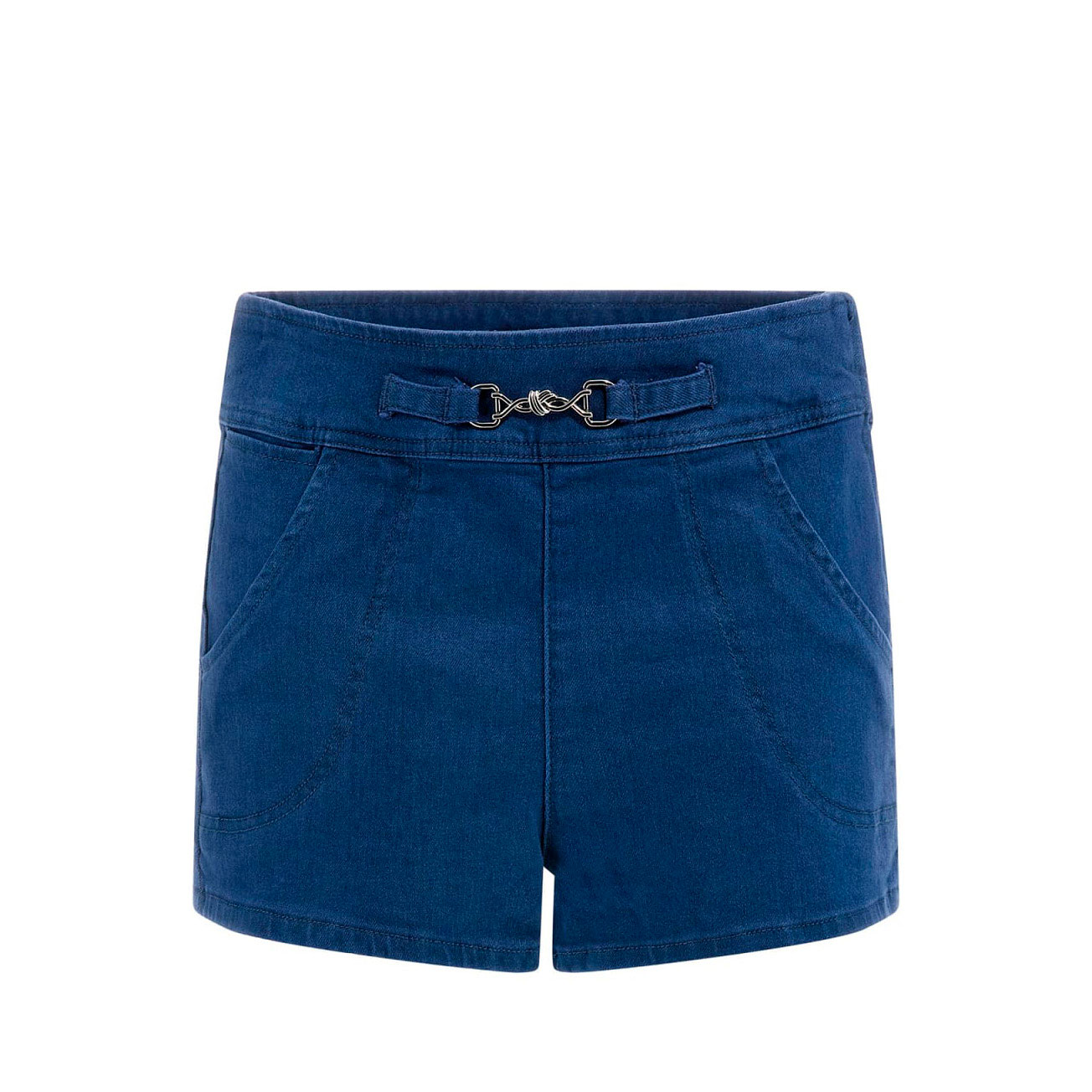 Guess Shorts Azules W5GD1F D5LK0-ALBY , para Mujer