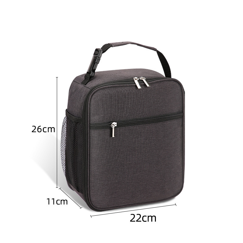CA Nueva bolsa de almuerzo de tela Oxford, bolsa aislante portátil, lonchera para picnic al aire libre, paquete de hielo
