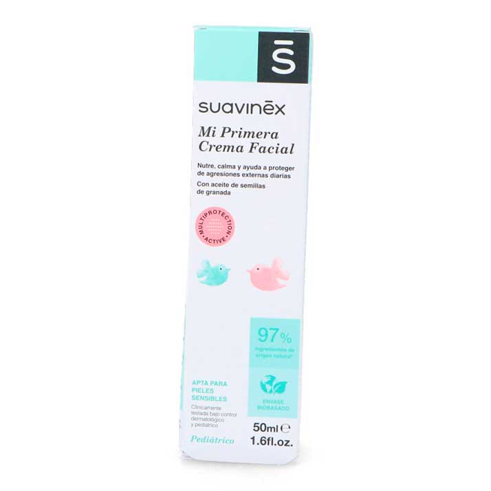Suavinex Crema Facial Bebé Spf 15 Protección Uv 50Ml