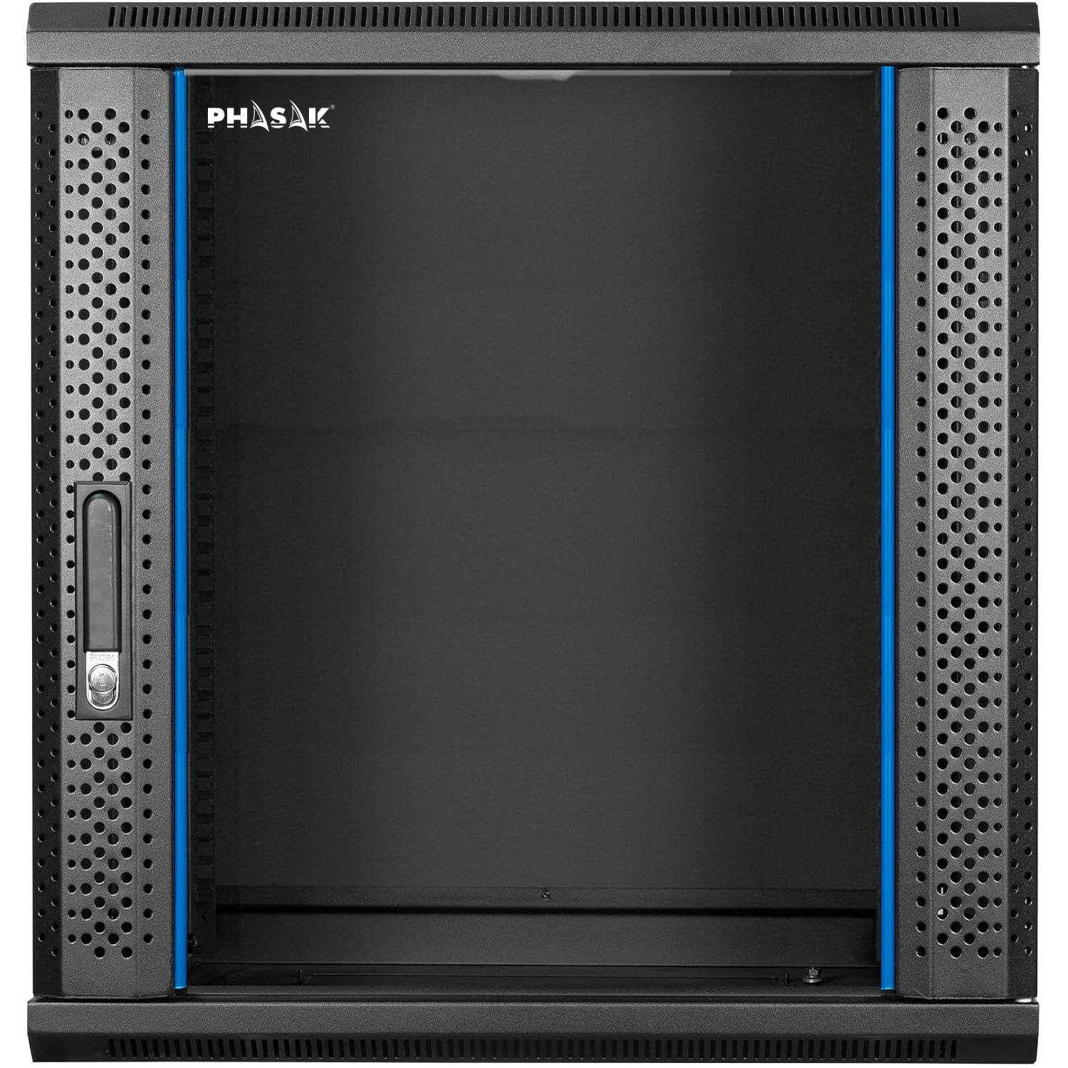 Rack mural 19" Phasak Pro 12U 600x600 Montado - PHO 3112