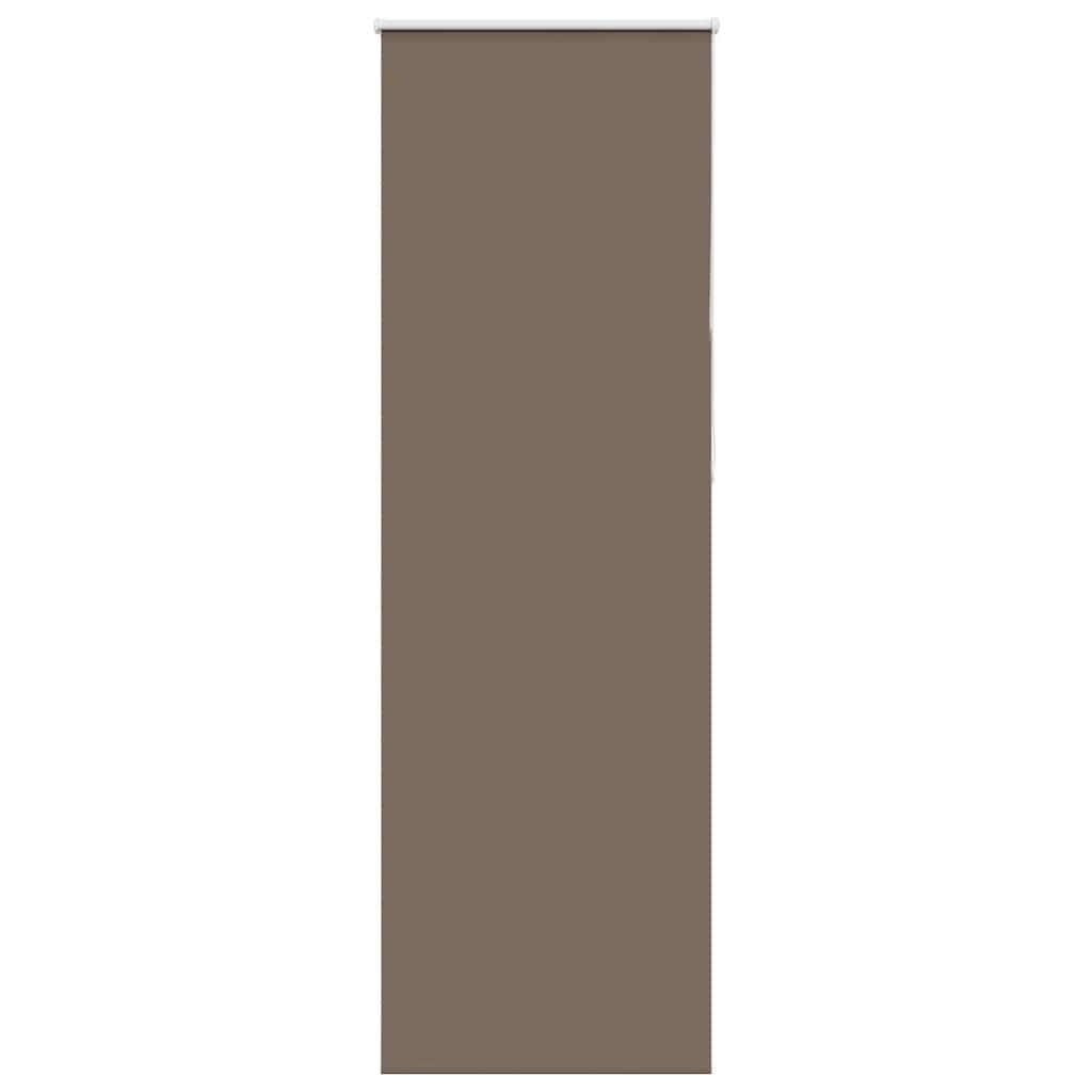 vidaXL Estor Enrollable Opaco Color Café 75x210cm Tela Ancho 70,7cm