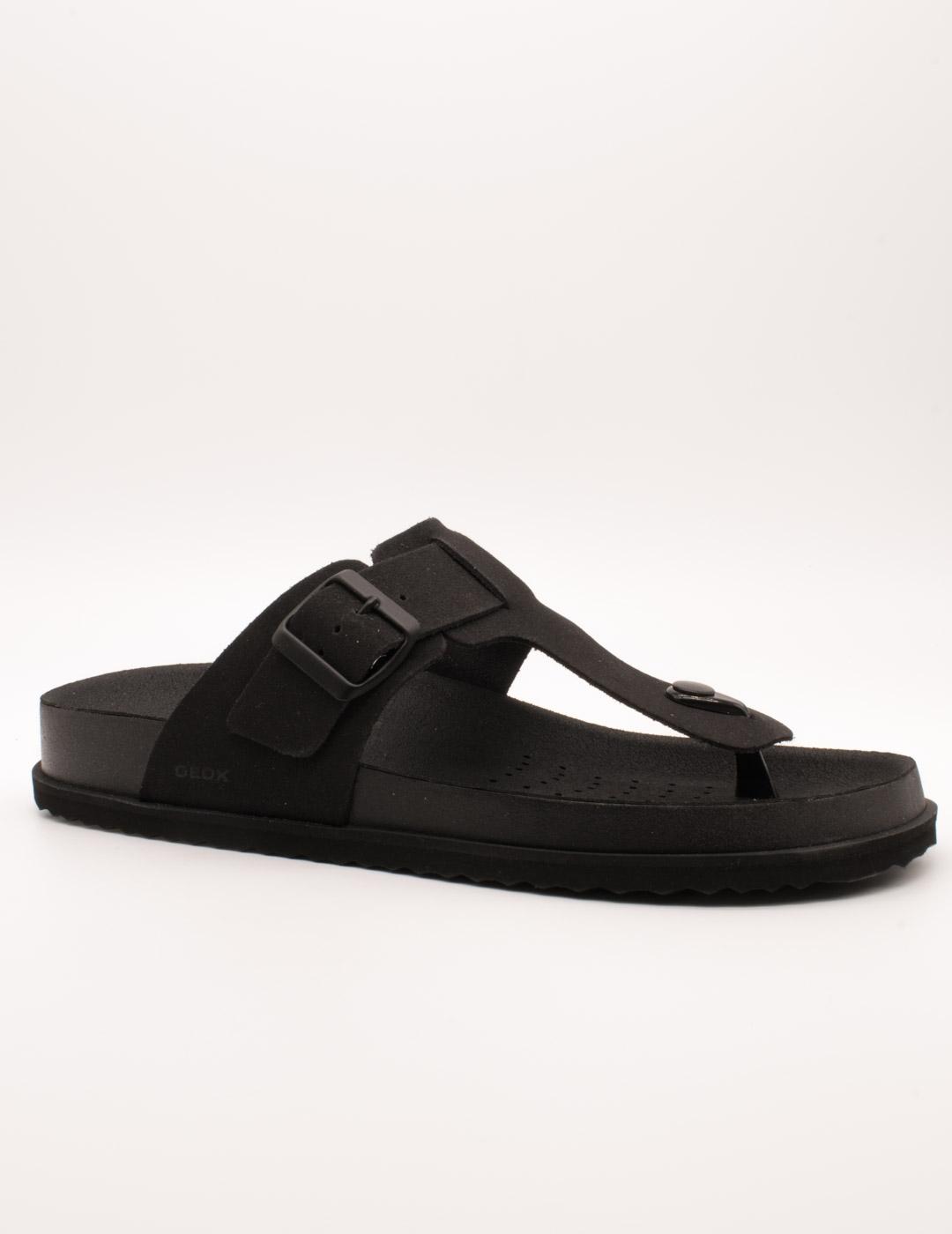 Geox Sandalia U651KB 00022 C9999 Parnaiba Black de Hombre