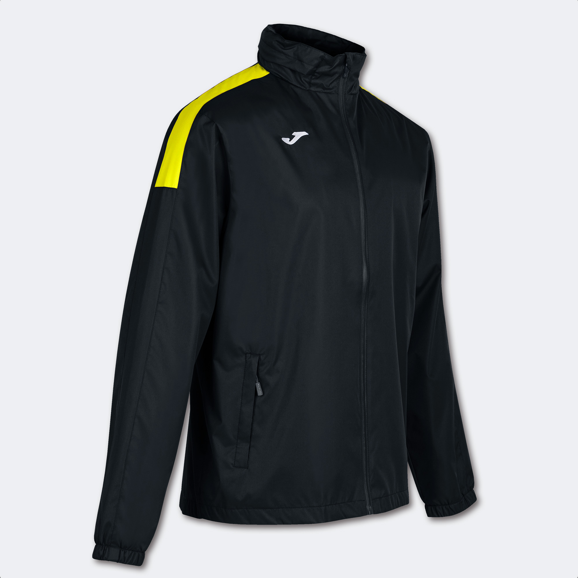 JOMA CHUBASQUERO TRIVOR NEGRO AMARILLO Talla 4 (6XS) Niño Junior