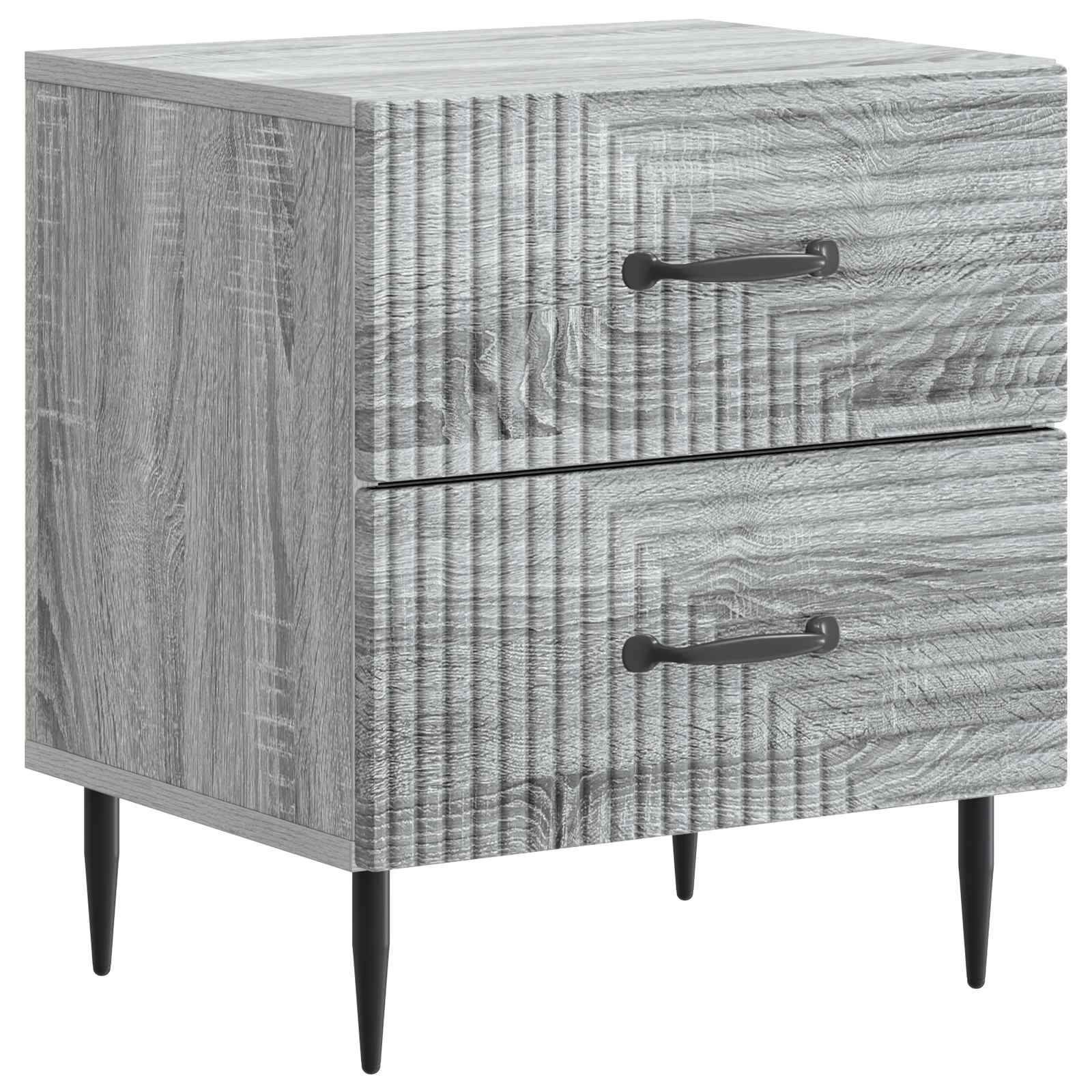 vidaXL Armario de Noche 43 x 34,5 x 47,5 cm Madera de ingeniería Multicolor