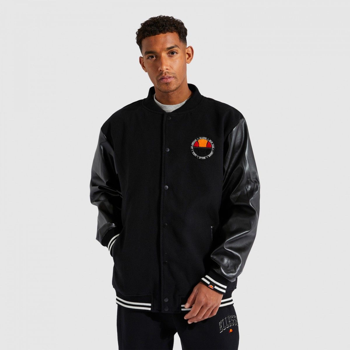 Chaqueta Beisbolera Bomber Ellesse Notre Black Black