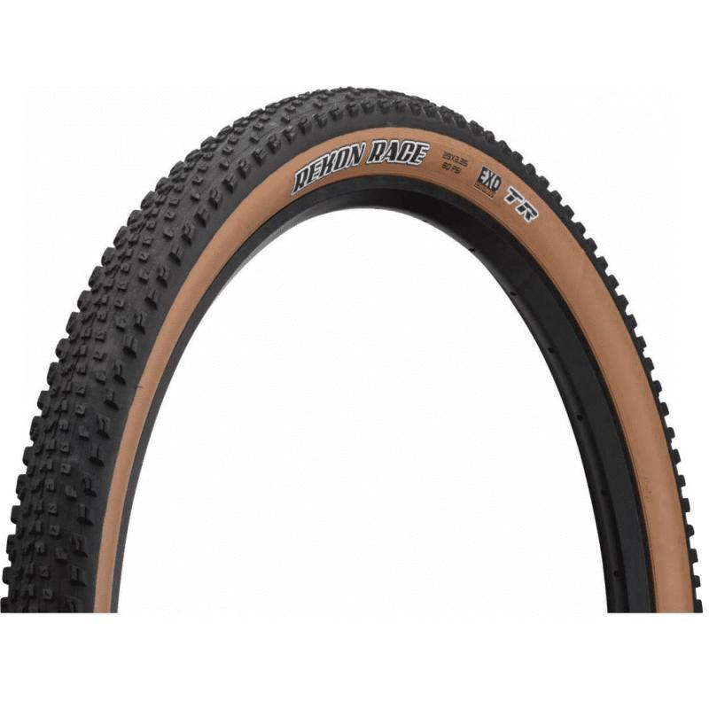 MAXXIS | Cubierta De Mtb REKON RACE 29  pulgadas EXO-TR-Tanwall - ¡Lo último en nuestra larga línea de neumáticos XC ganadores de la Copa Mundial es la nueva Rekon Race! Este neumático semideslizante