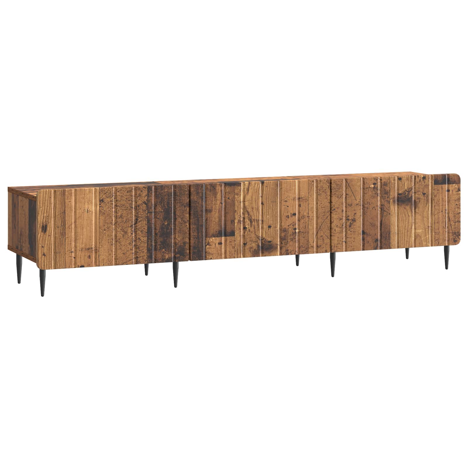 vidaXL Mueble de TV con cajón 147 x 34,5 x 32 cm Madera de Ingeniería Multicolor