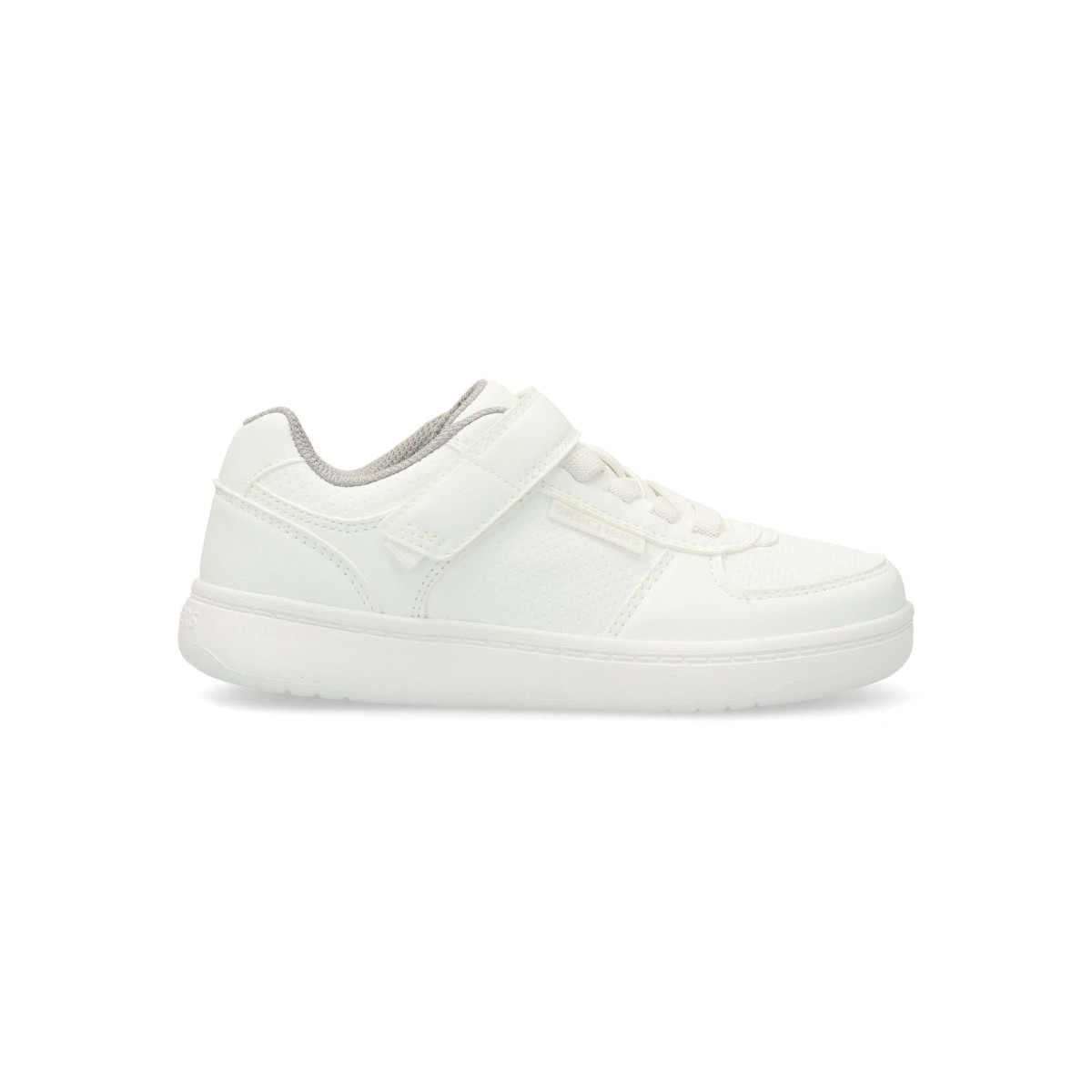 Skechers - Zapatillas deportivas casuales Quick Street Lite para niño, cómodas y lavables a máquina con cordones elásticos y plantilla amortiguada
