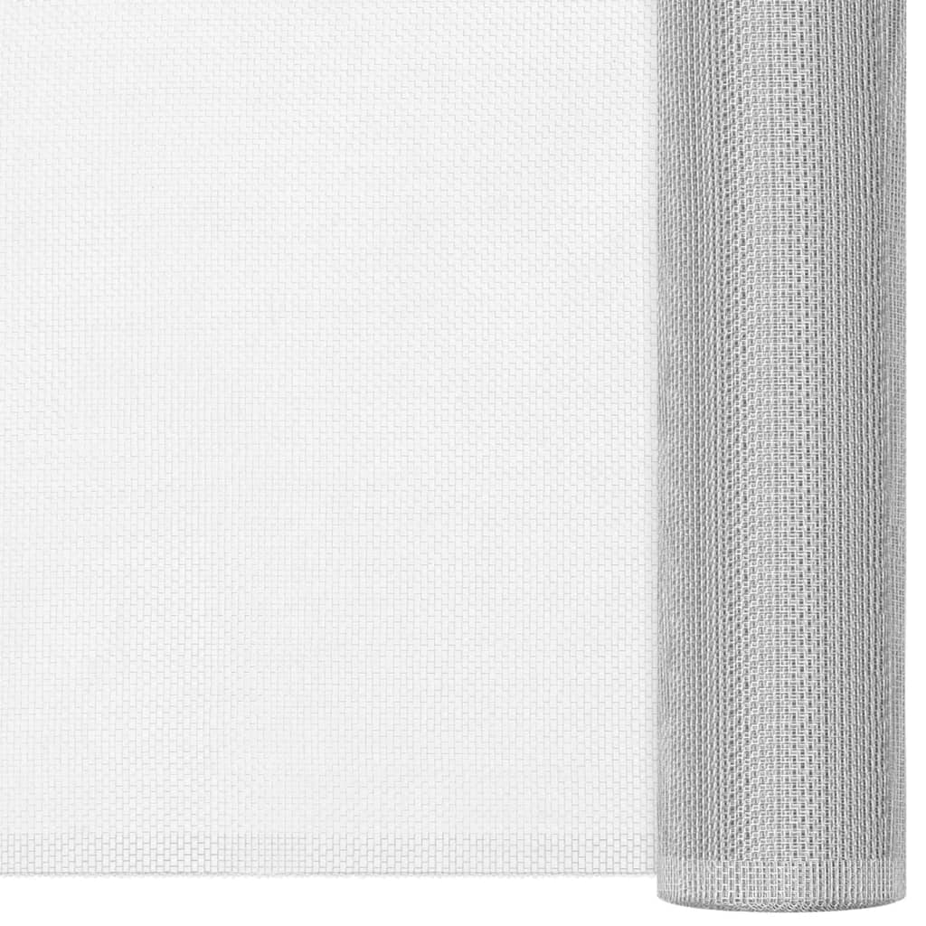 Vidaxl Malla Mosquitera de Aluminio Plateada 100 X 500 Cm - Protección Mosquitos